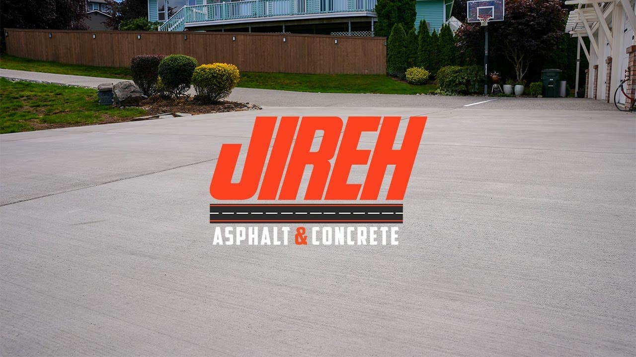 Broom Finish & Exposed Aggregate in Same Driveway