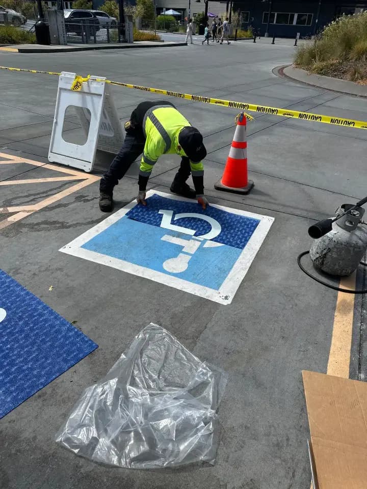 ADA compliant ramp installation