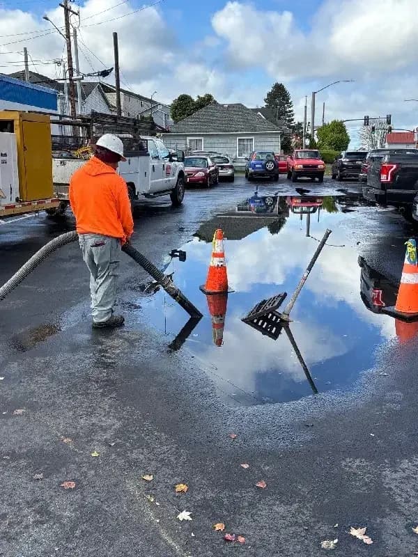 Catch Basin Cleaning Before the Rainy Season