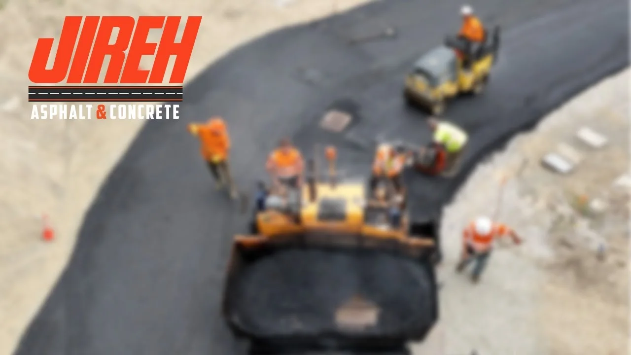 Completed asphalt driveway shown in Jireh field media