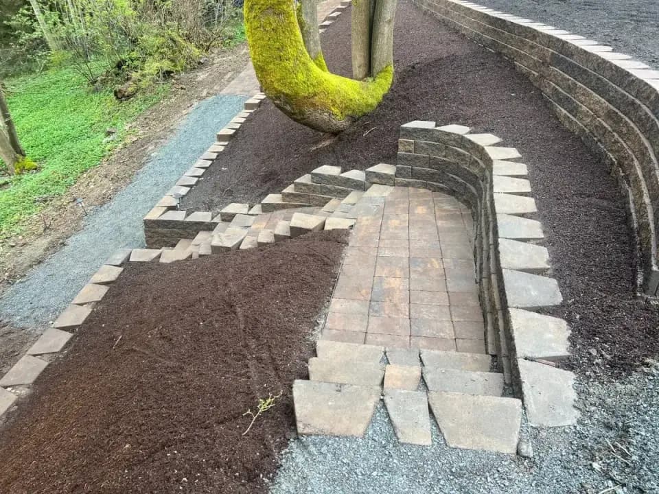 Retaining Wall Installation 2